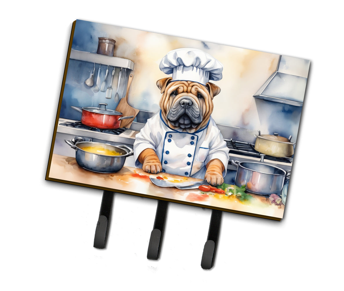 Buy this Shar Pei The Chef Leash or Key Holder