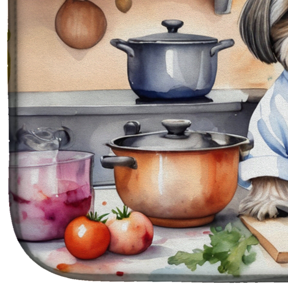 Shih Tzu The Chef Dish Drying Mat