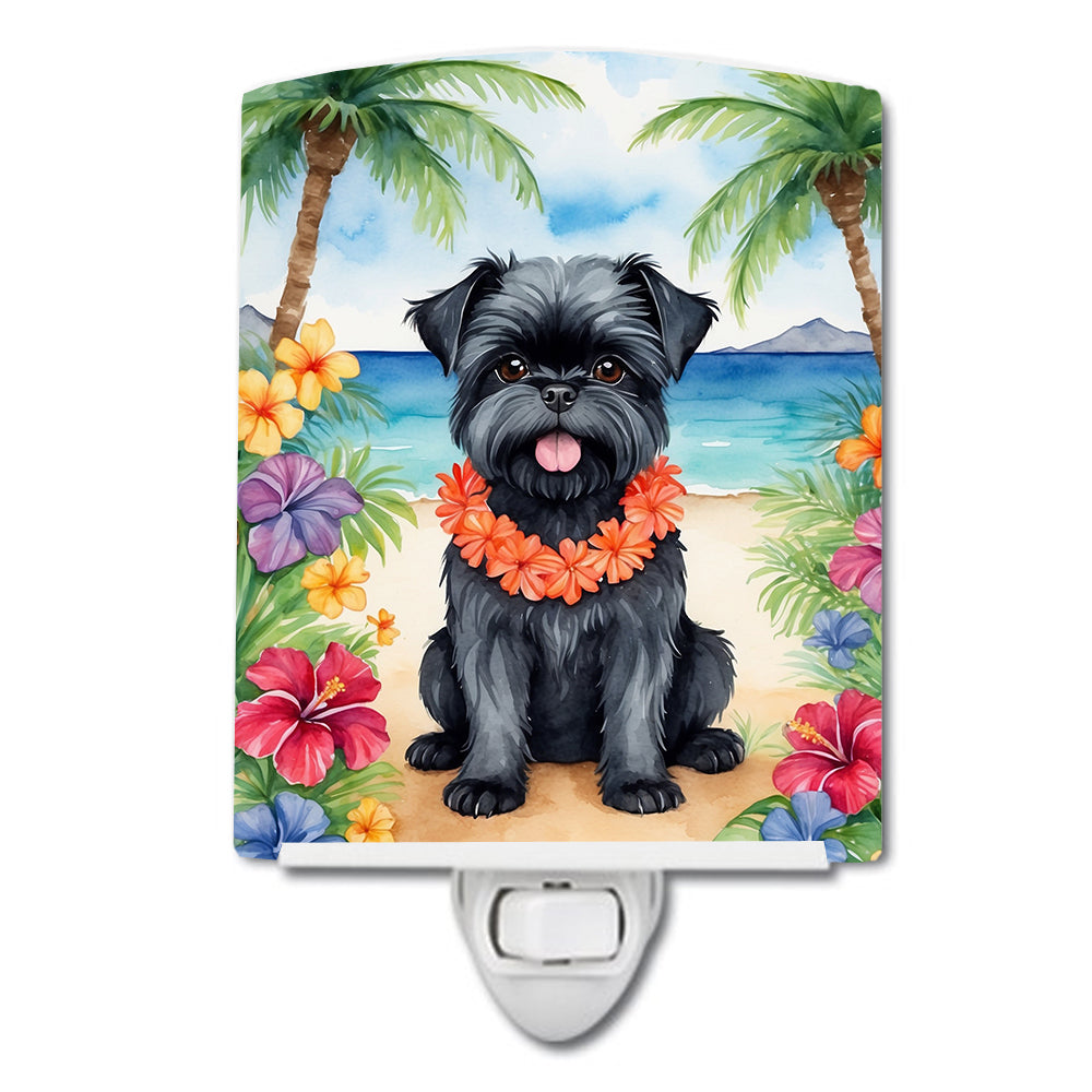 Buy this Affenpinscher Luau Ceramic Night Light