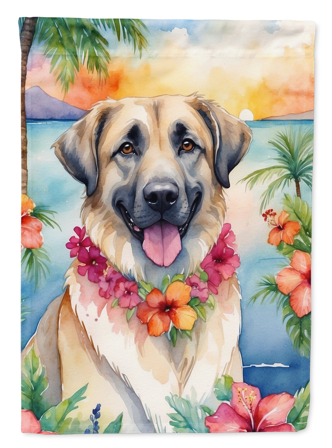 Buy this Anatolian Shepherd Luau House Flag