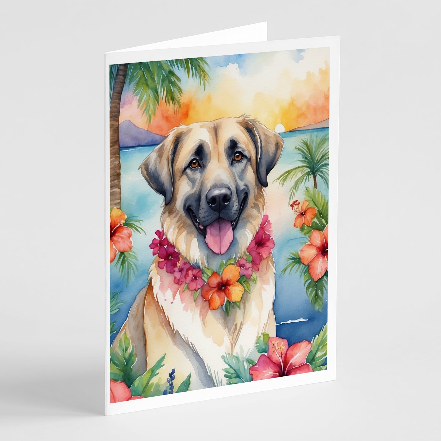 Buy this Anatolian Shepherd Luau Greeting Cards Pack of 8