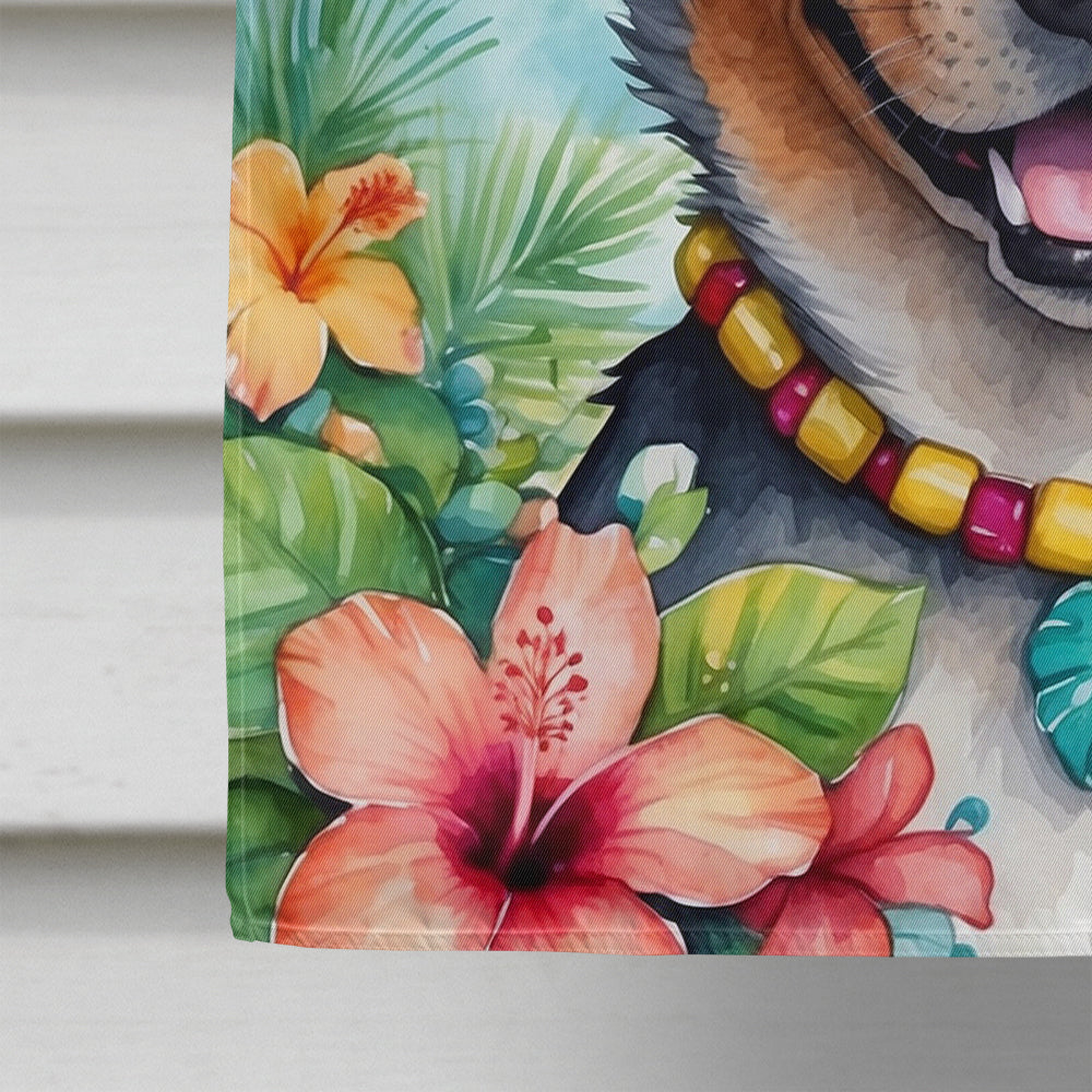 Australian Cattle Dog Luau House Flag