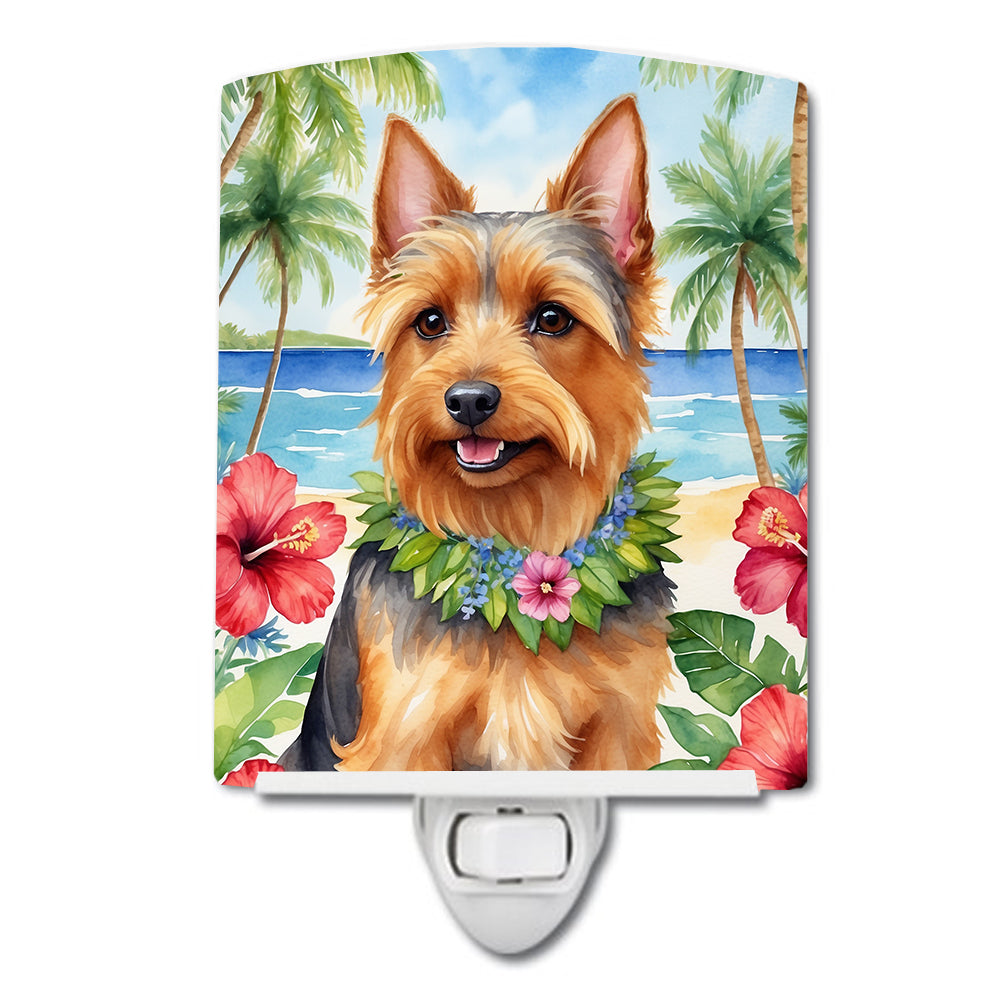 Buy this Australian Terrier Luau Ceramic Night Light