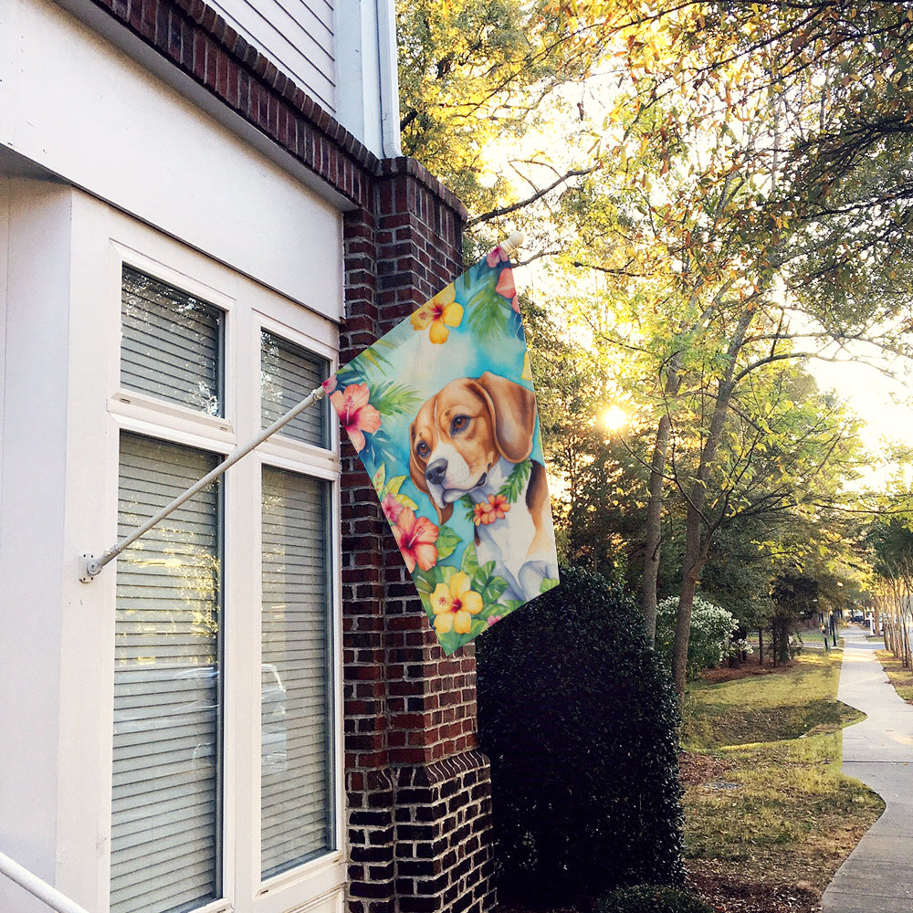 Buy this Beagle Luau House Flag