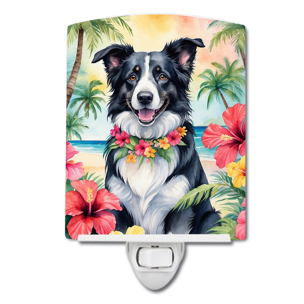 Buy this Border Collie Luau Ceramic Night Light