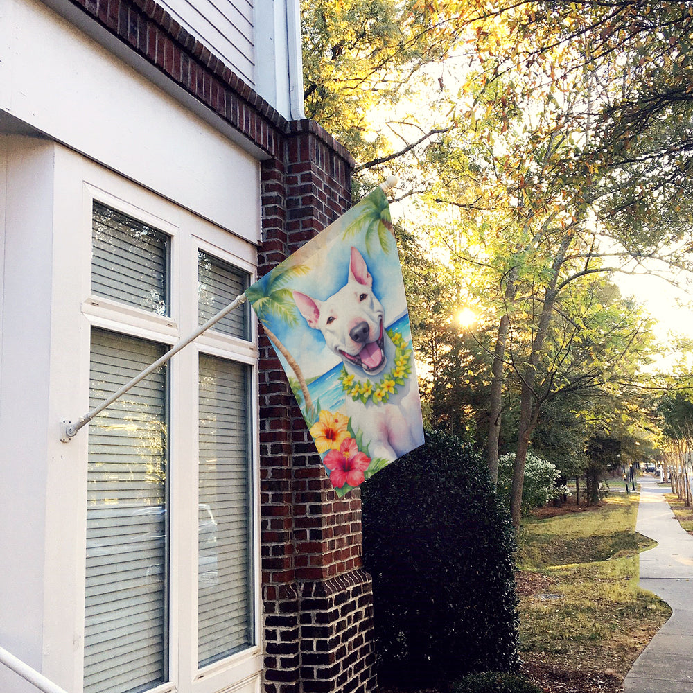 Buy this Bull Terrier Luau House Flag