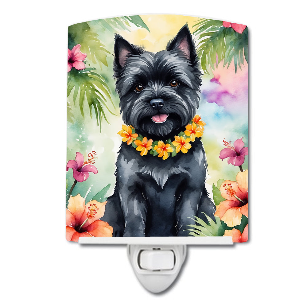 Buy this Cairn Terrier Luau Ceramic Night Light