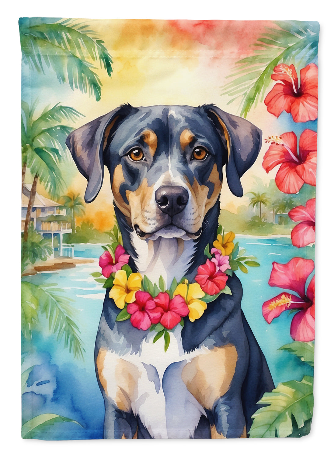 Buy this Catahoula Luau House Flag