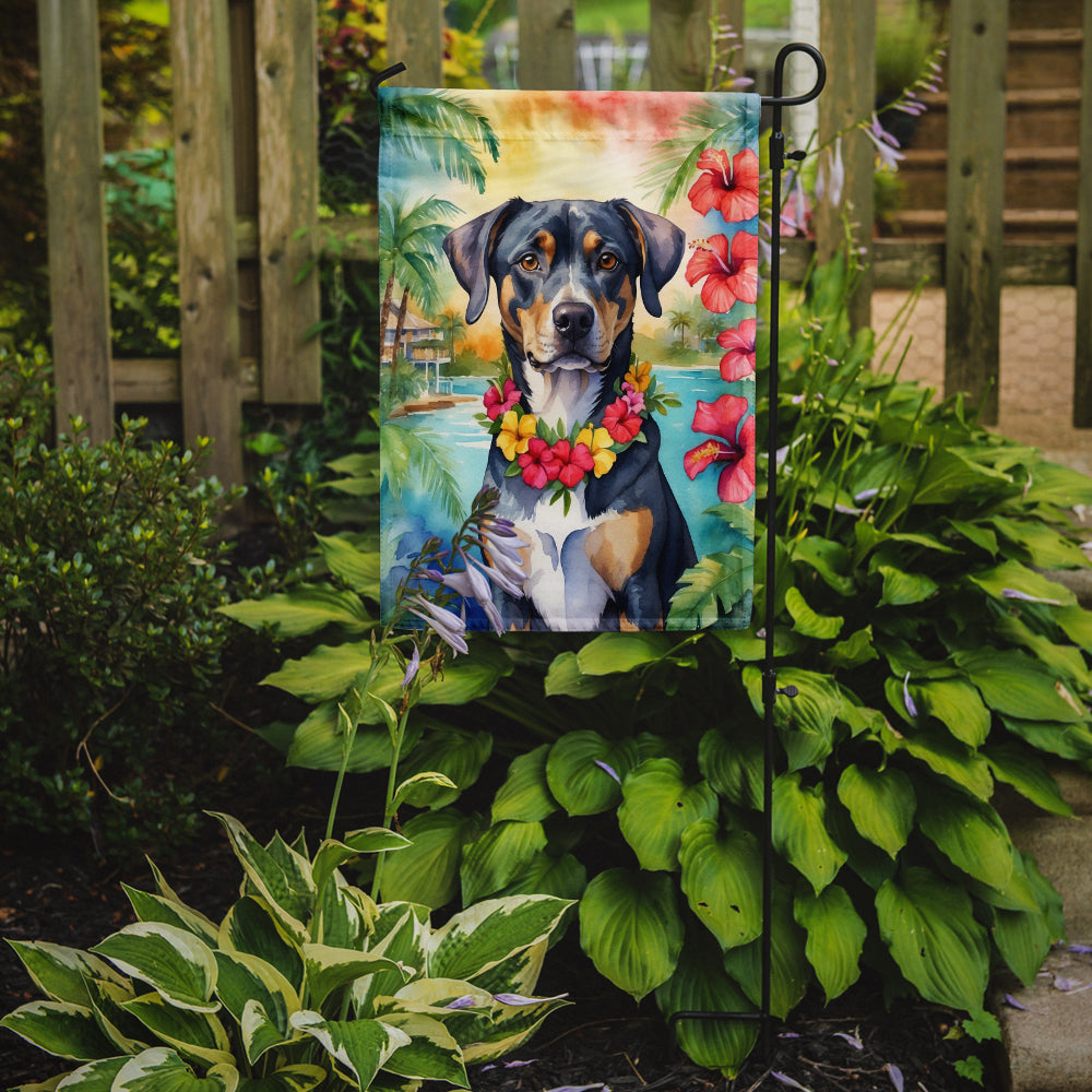 Catahoula Luau Garden Flag