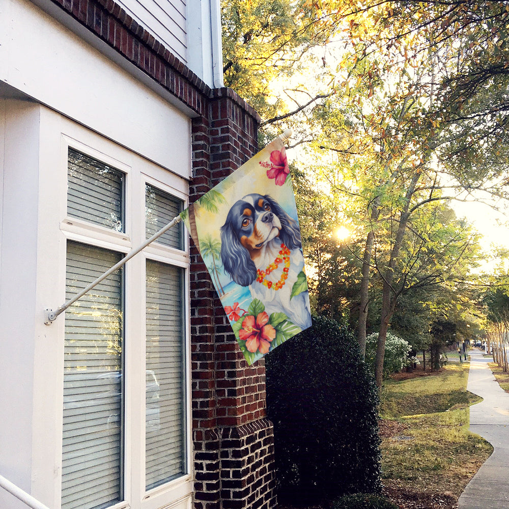 Buy this Cavalier Spaniel Luau House Flag