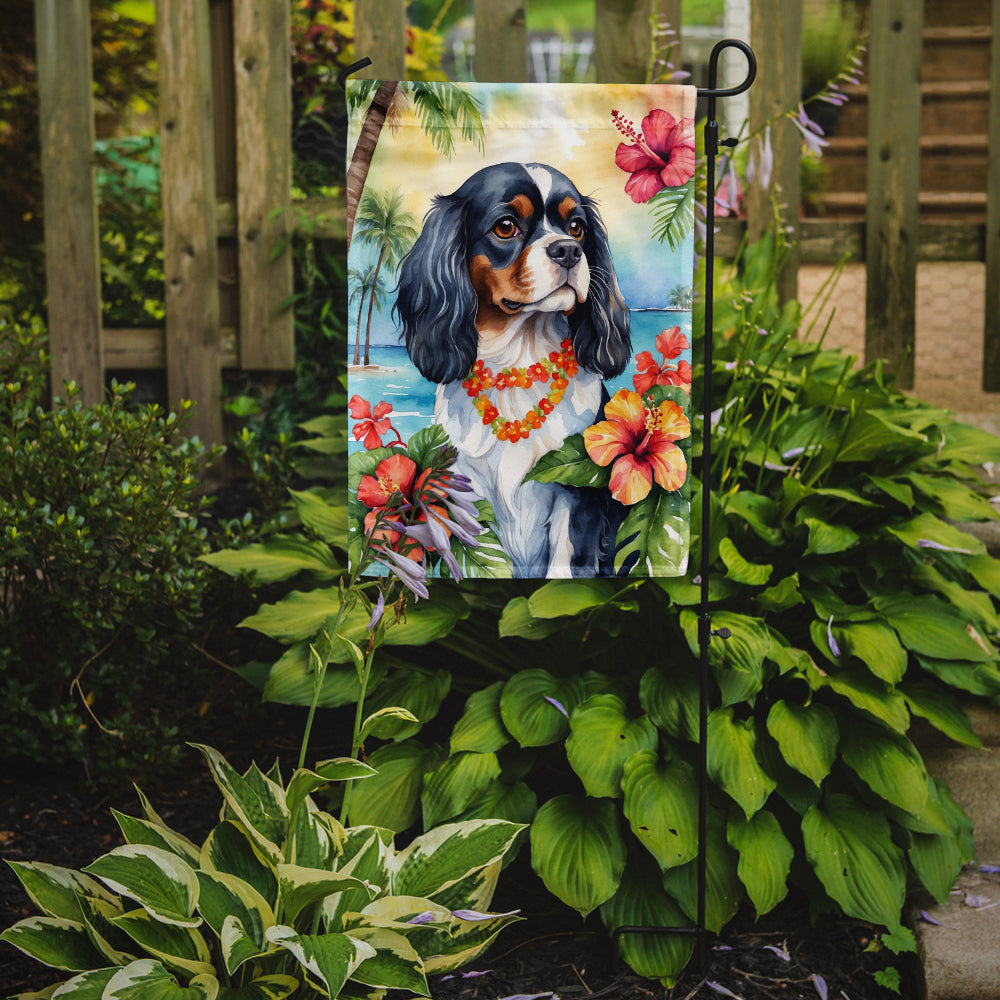 Buy this Cavalier Spaniel Luau Garden Flag