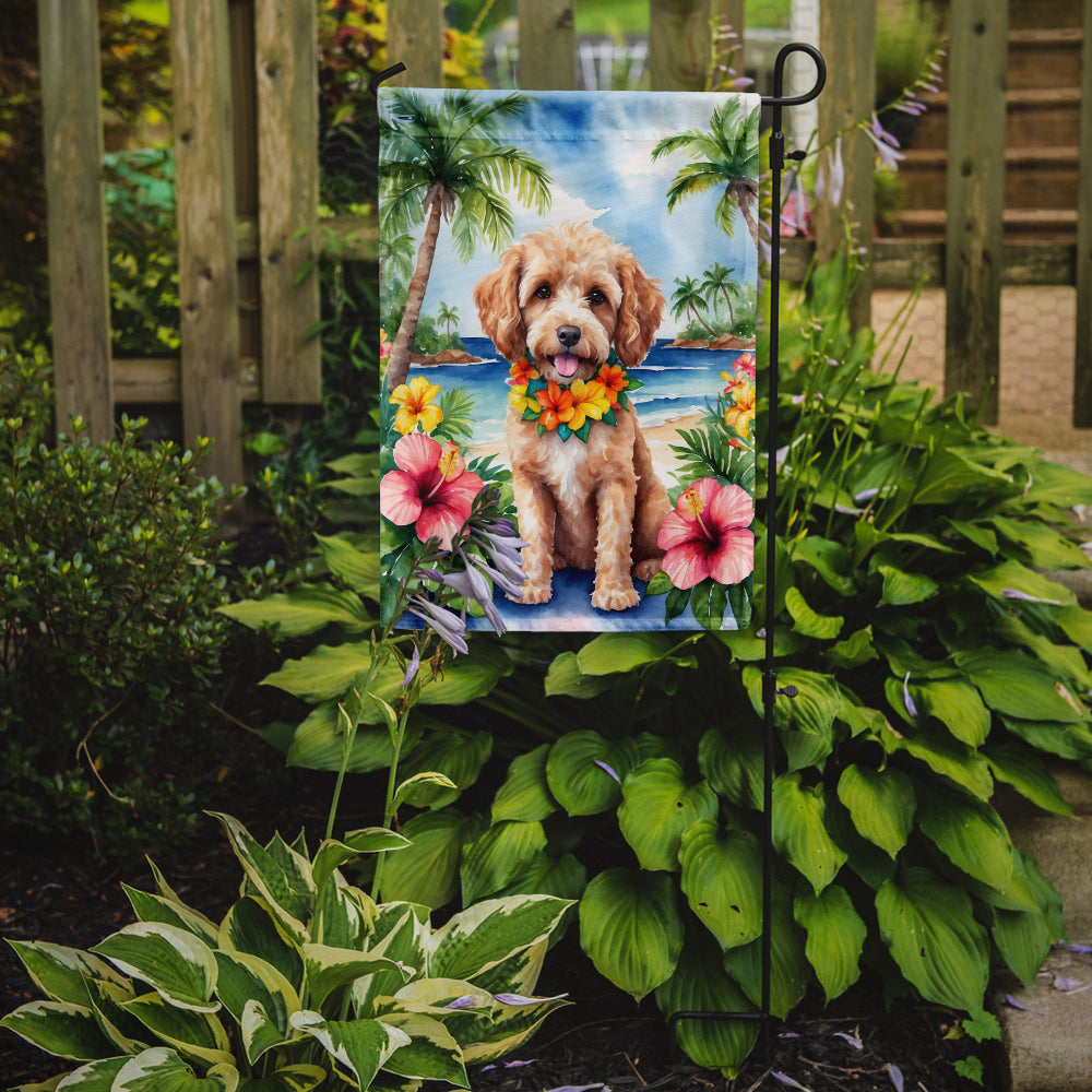 Buy this Cockapoo Luau Garden Flag