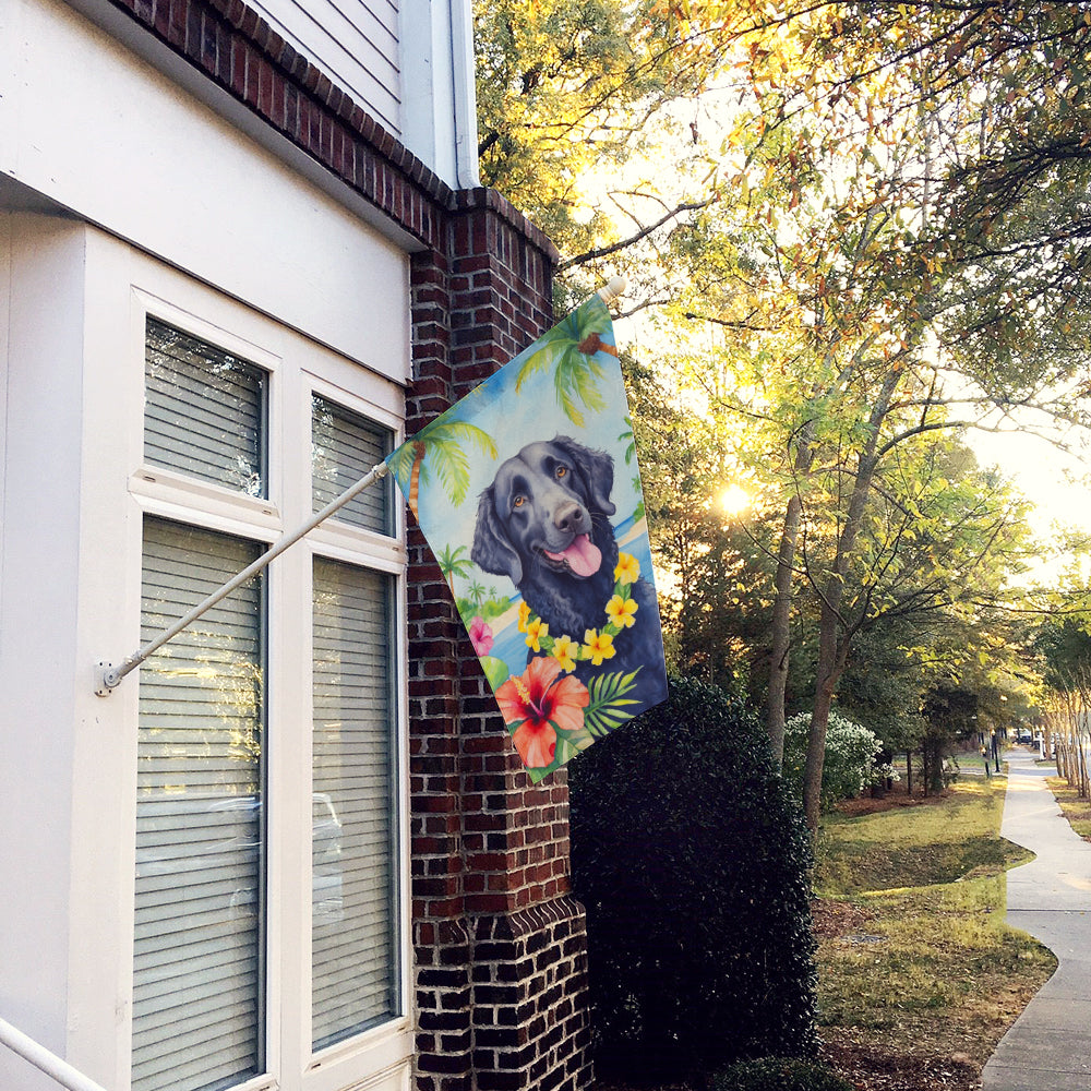 Buy this Curly-Coated Retriever Luau House Flag