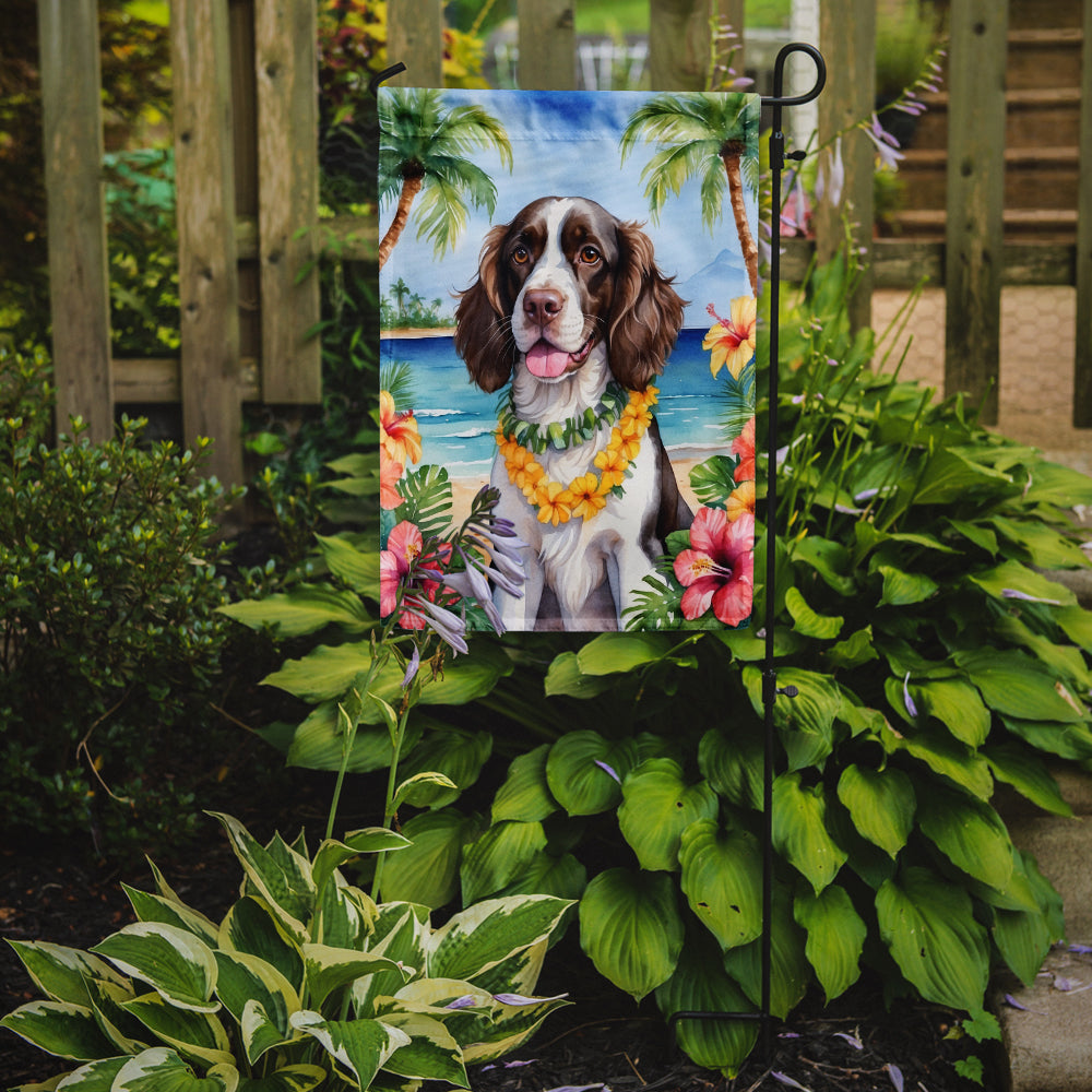 Buy this English Springer Spaniel Luau Garden Flag