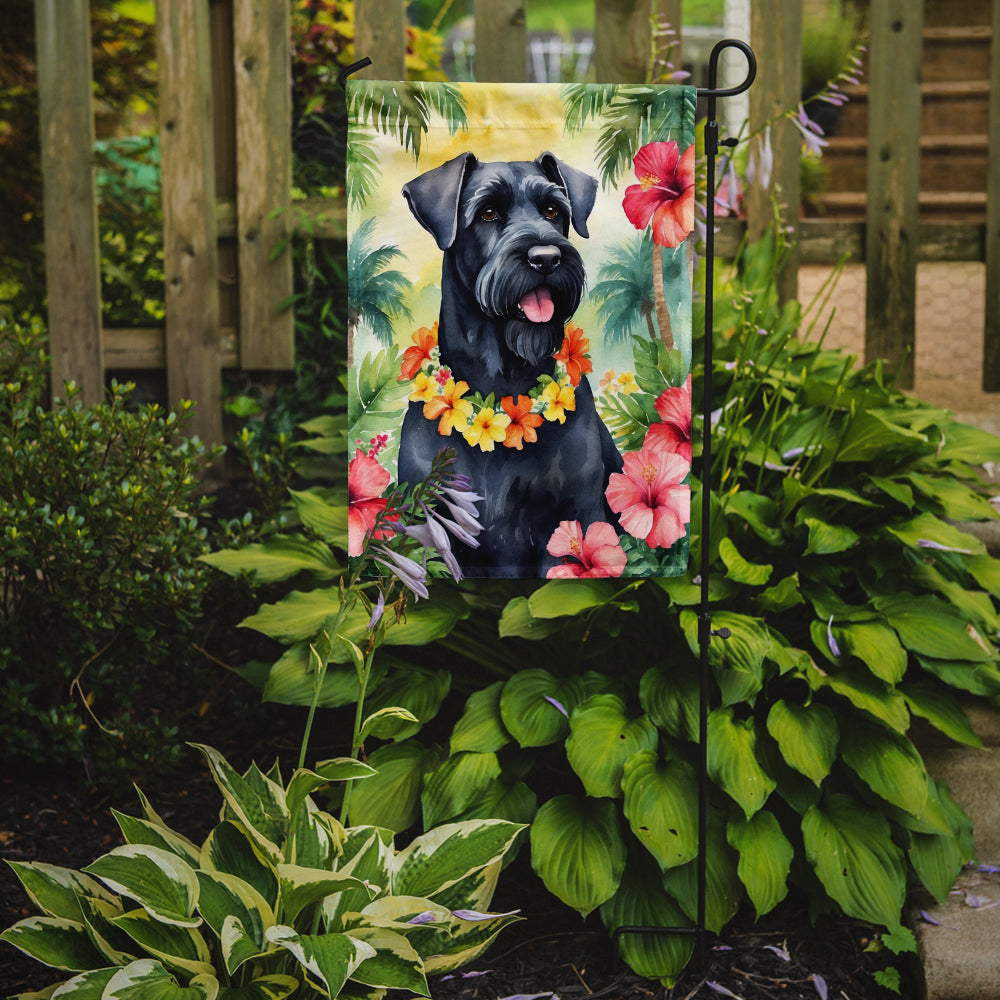 Buy this Giant Schnauzer Luau Garden Flag