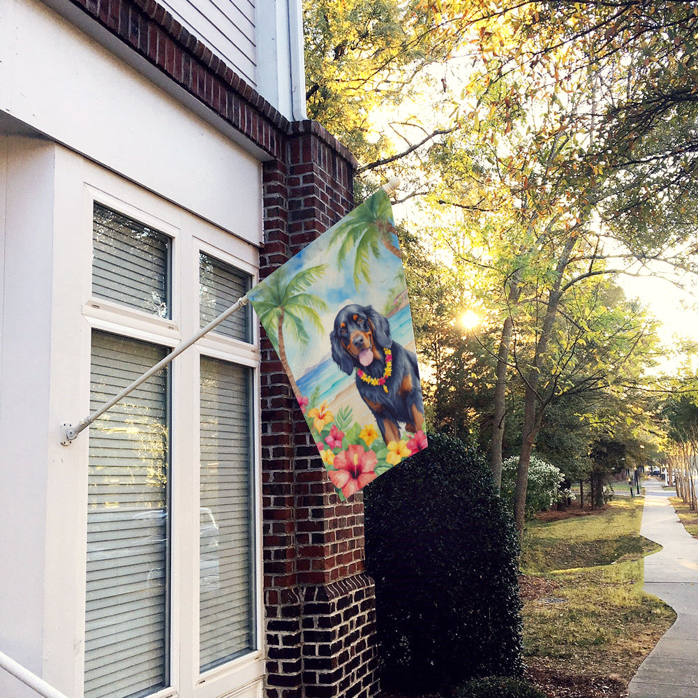 Buy this Gordon Setter Luau House Flag