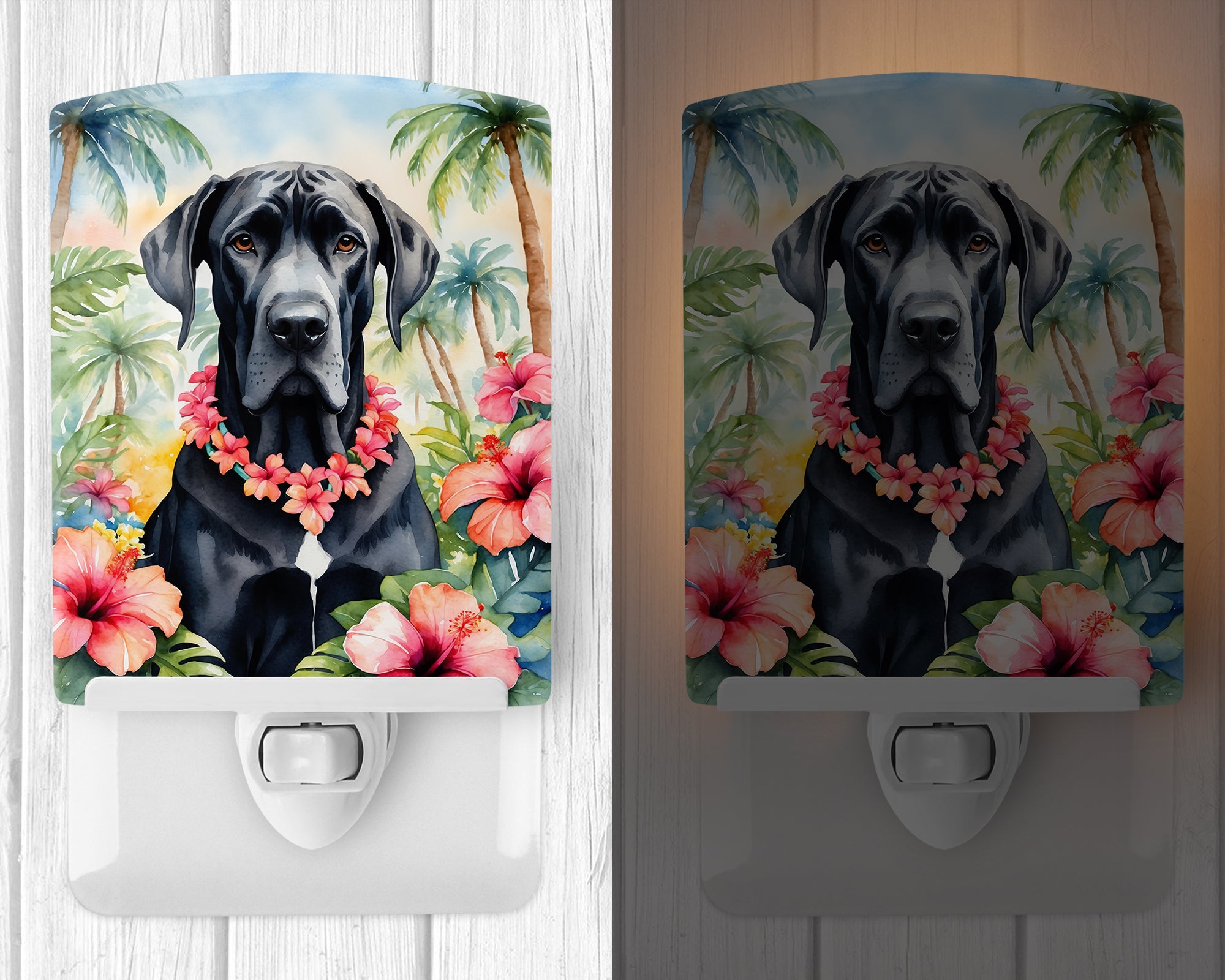 Buy this Great Dane Luau Ceramic Night Light