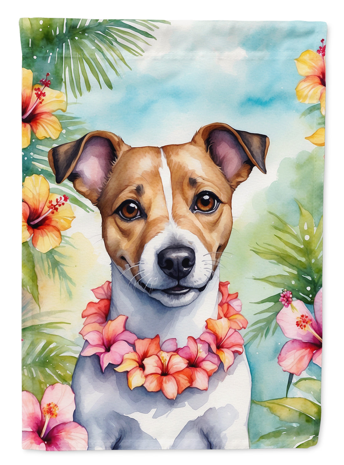 Buy this Jack Russell Terrier Luau Garden Flag