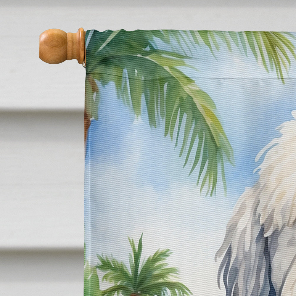 Komondor Luau House Flag