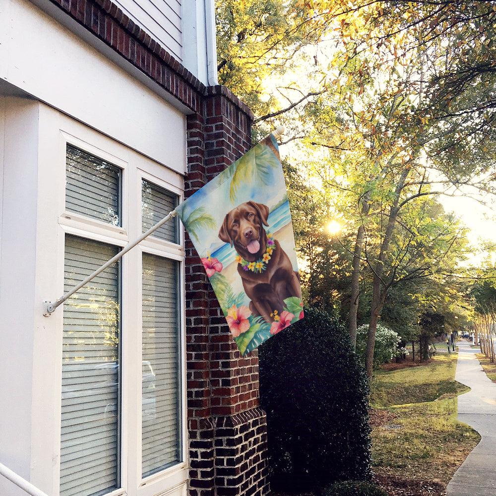 Buy this Chocolate Labrador Retriever Luau House Flag