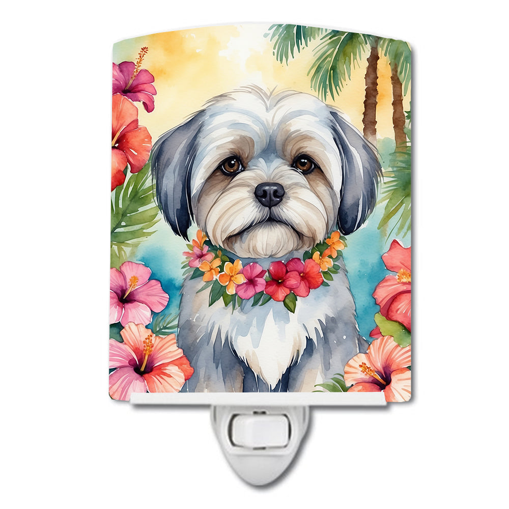 Buy this Lhasa Apso Luau Ceramic Night Light