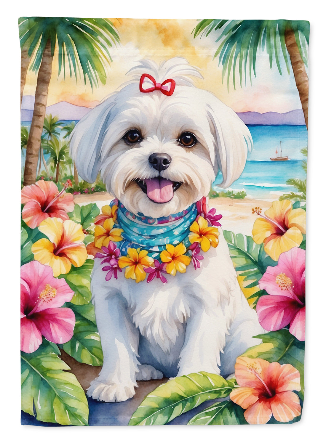 Buy this Maltese Luau Garden Flag