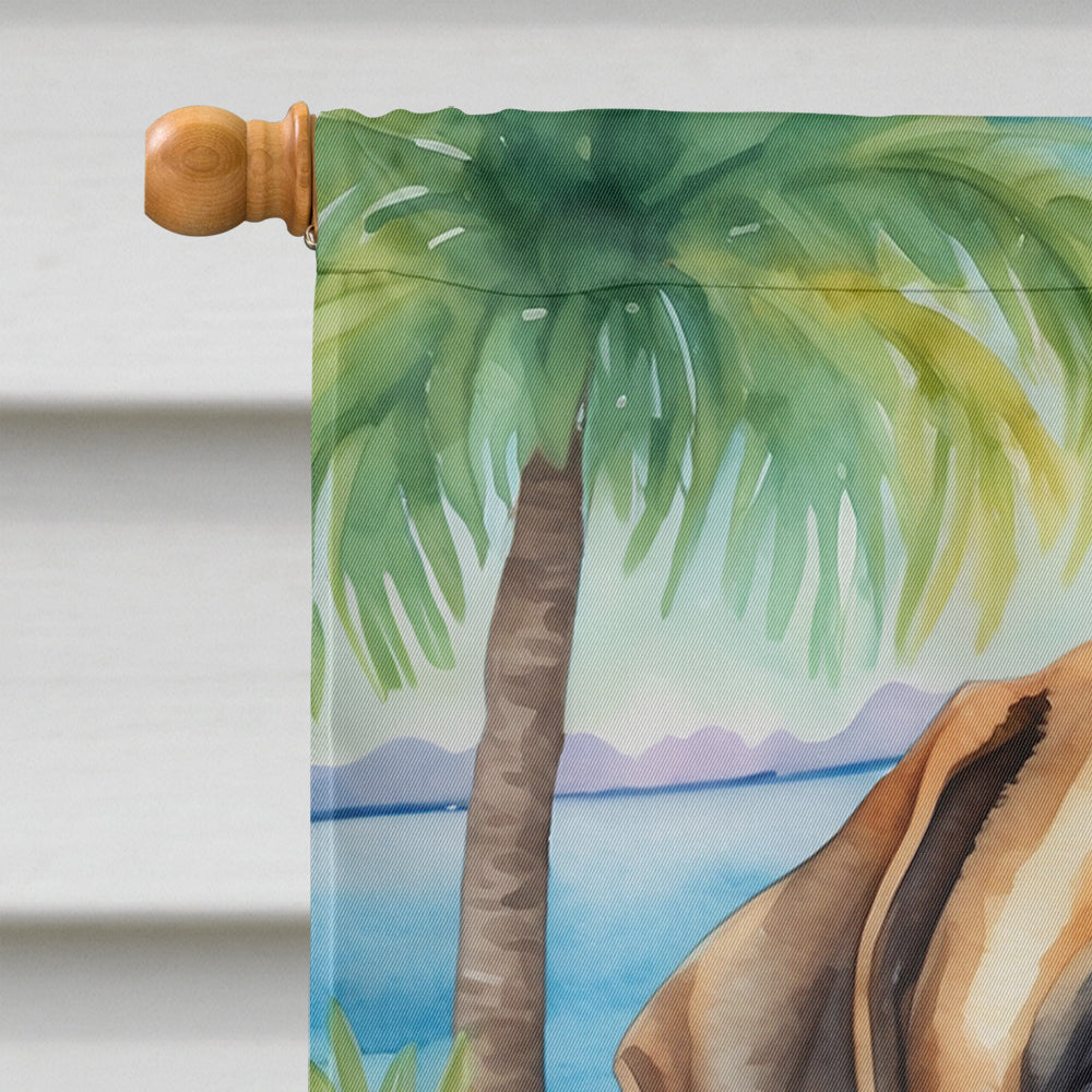 Mastiff Luau House Flag