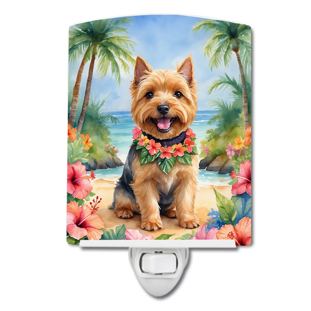 Buy this Norwich Terrier Luau Ceramic Night Light