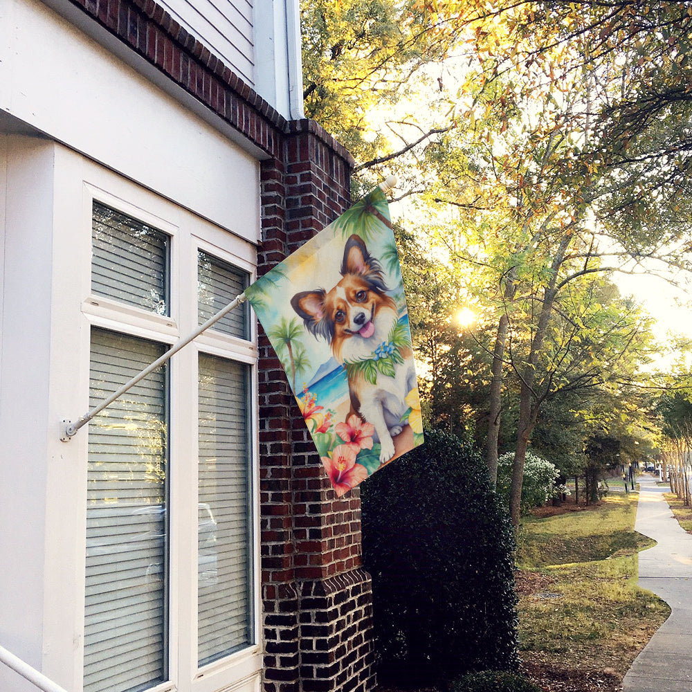 Papillon Luau House Flag