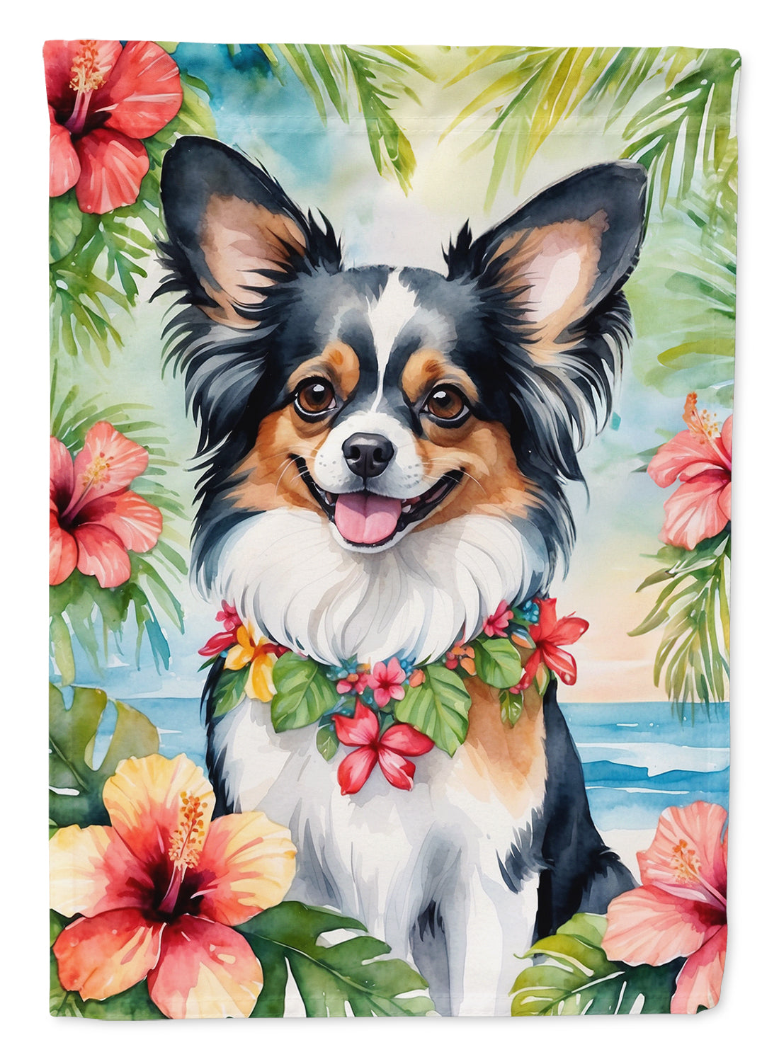 Buy this Papillon Luau House Flag