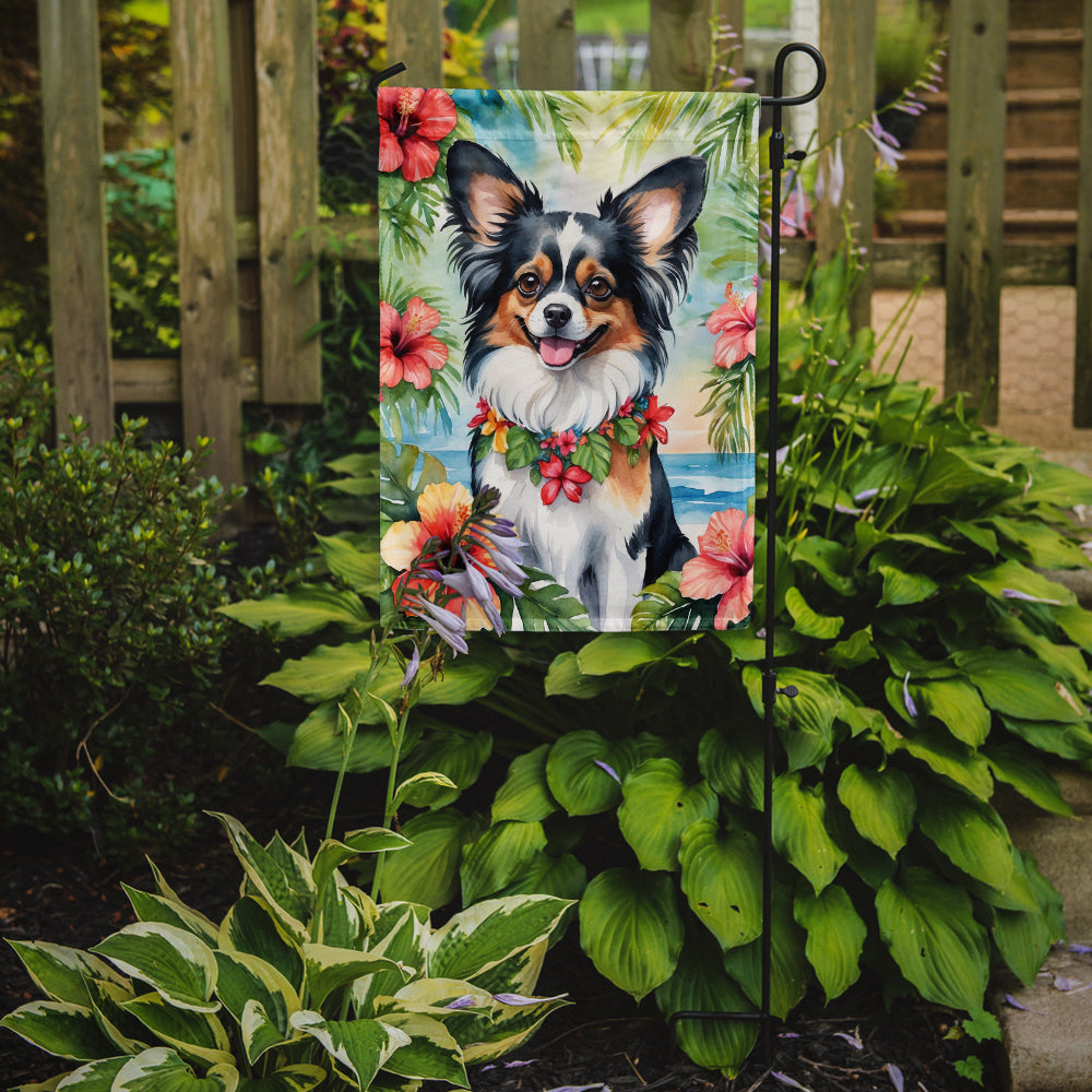 Papillon Luau Garden Flag