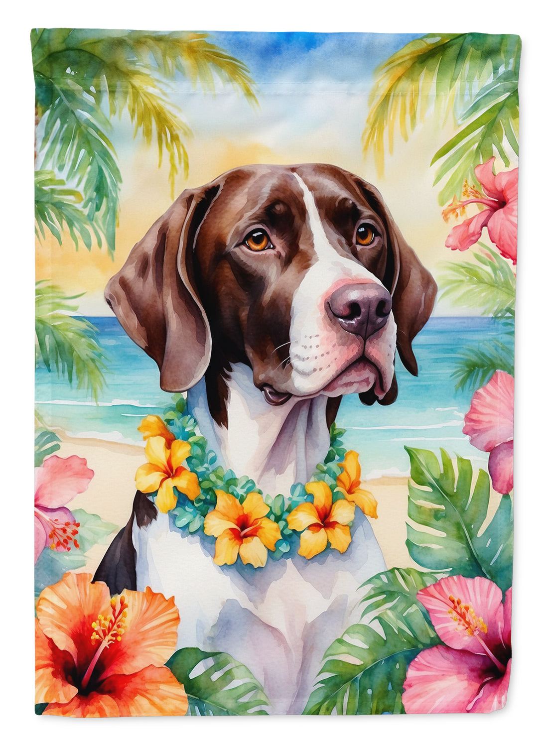 Buy this Pointer Luau House Flag