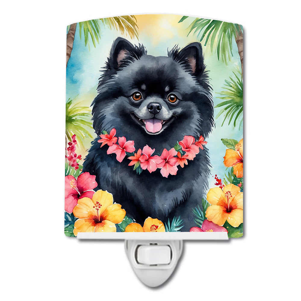 Buy this Pomeranian Luau Ceramic Night Light