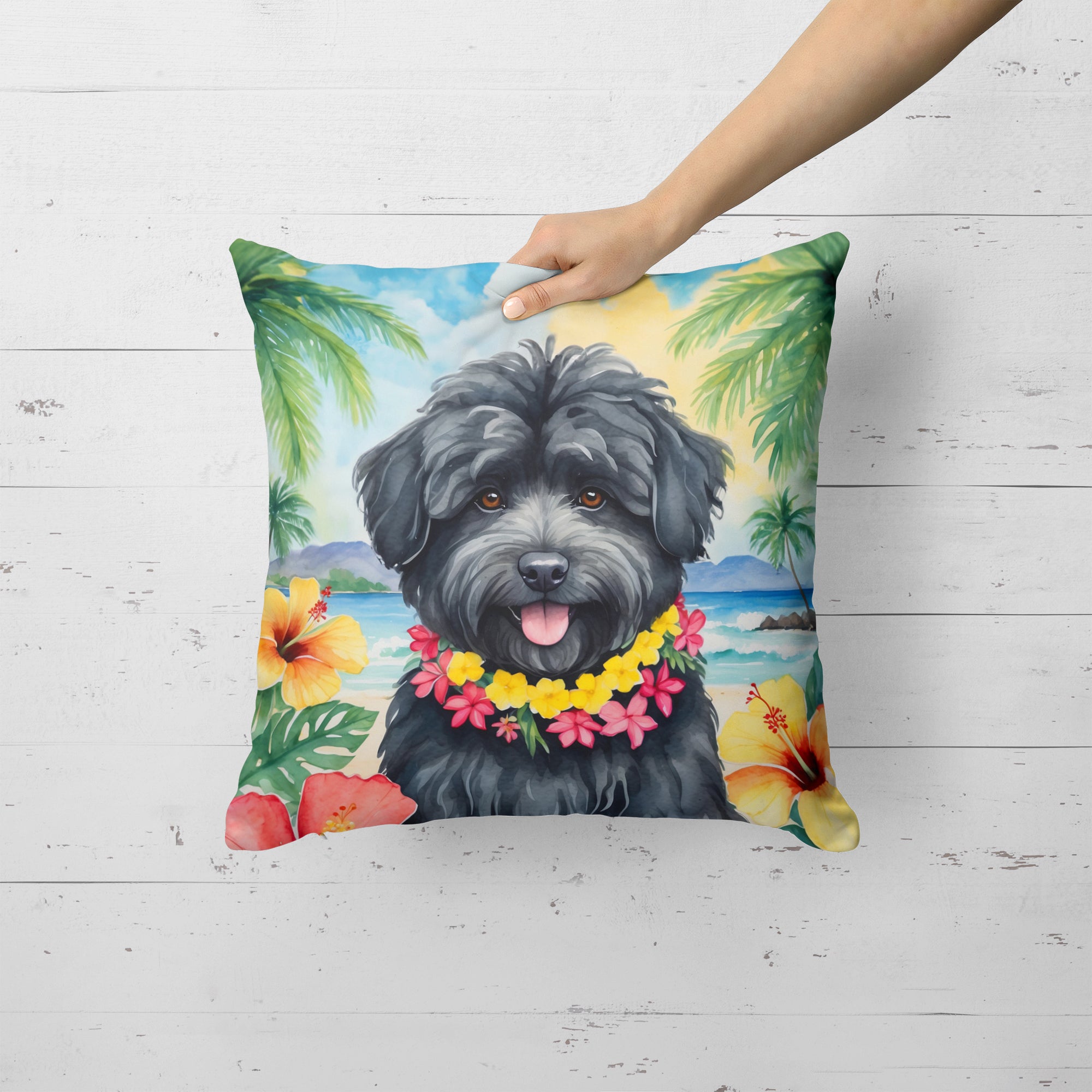 Buy this Puli Luau Throw Pillow