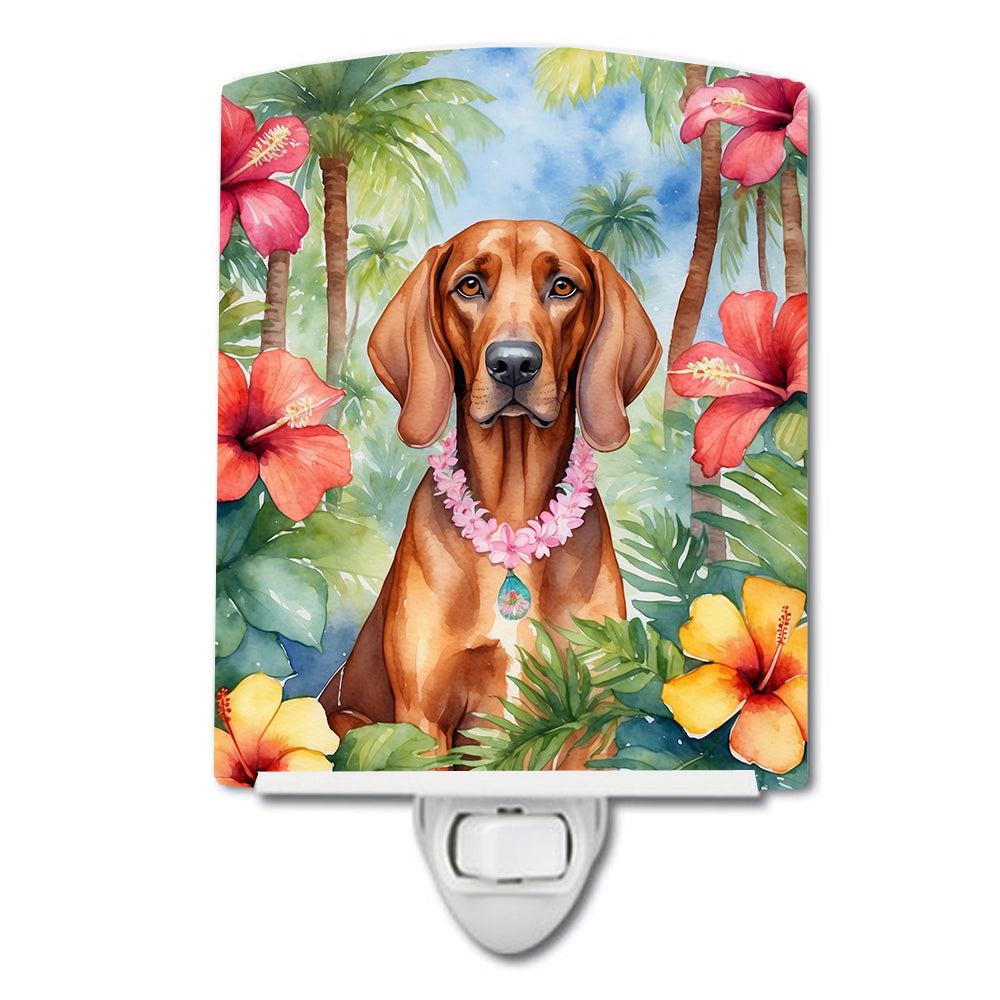 Buy this Redbone Coonhound Luau Ceramic Night Light