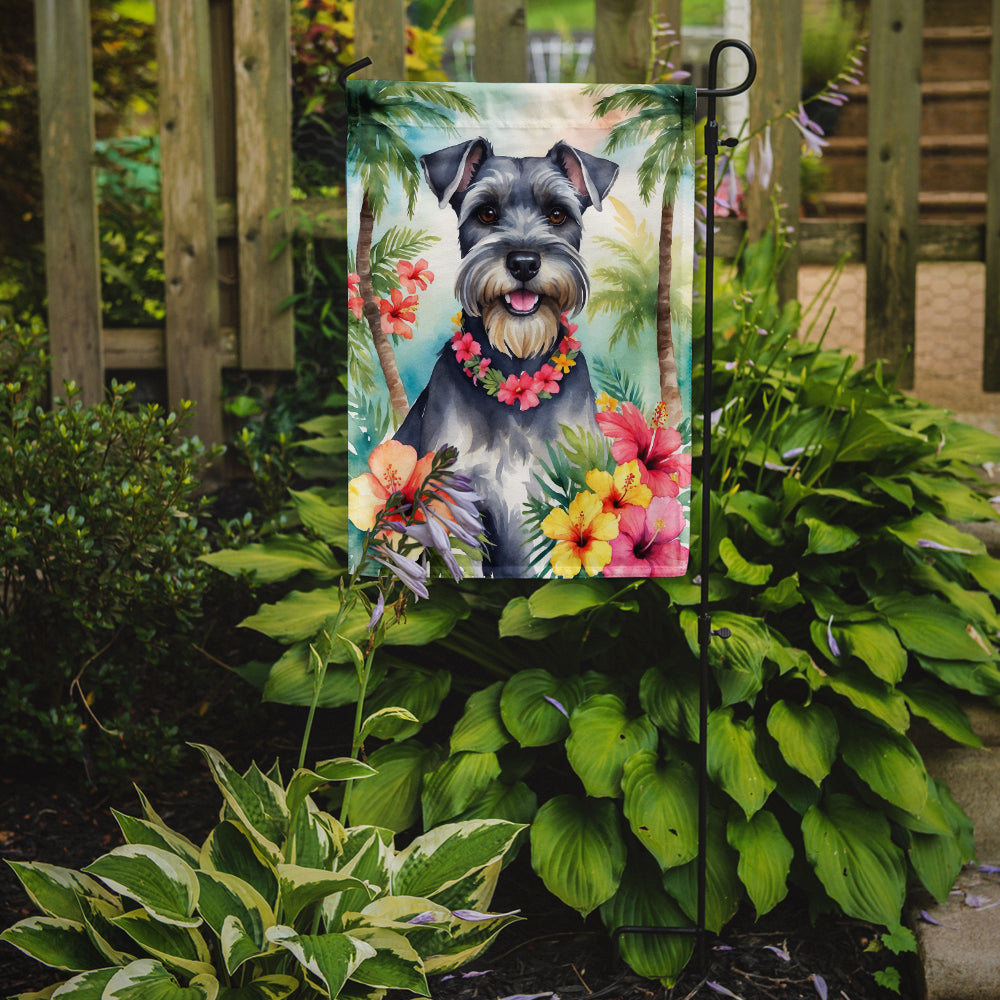 Buy this Schnauzer Luau Garden Flag