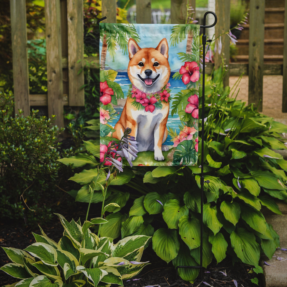 Buy this Shiba Inu Luau Garden Flag