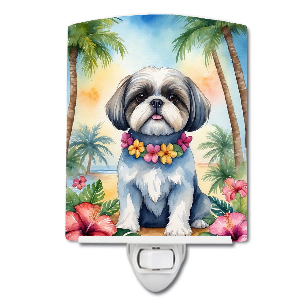 Buy this Shih Tzu Luau Ceramic Night Light