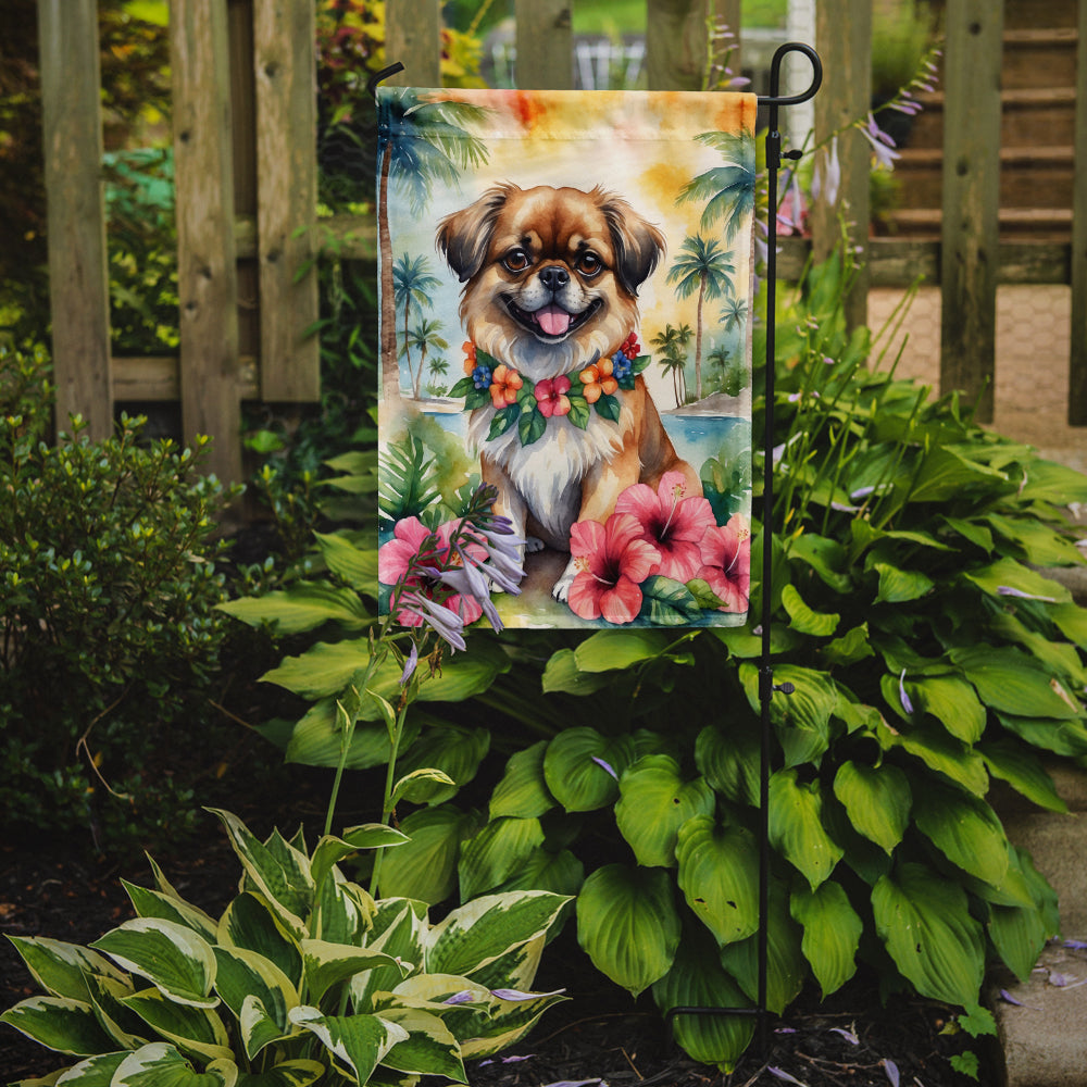 Buy this Tibetan Spaniel Luau Garden Flag