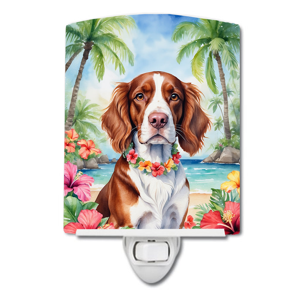 Buy this Welsh Springer Spaniel Luau Ceramic Night Light