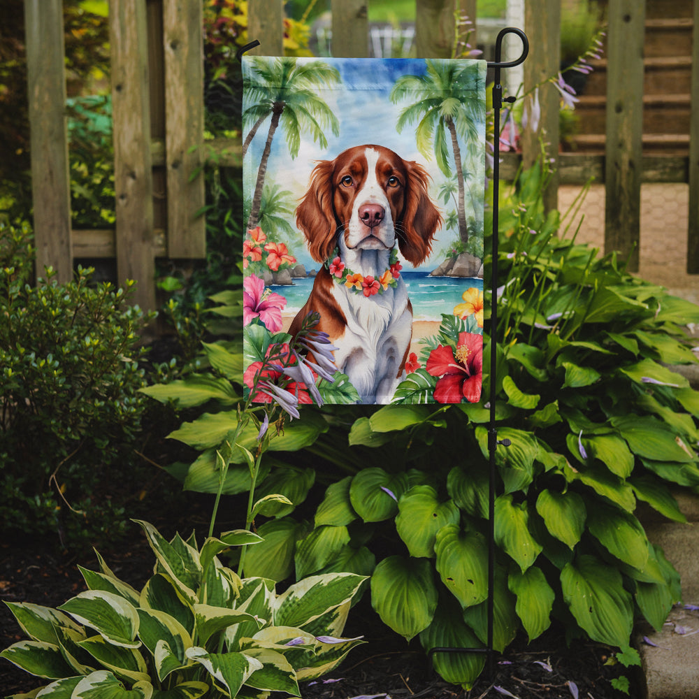 Buy this Welsh Springer Spaniel Luau Garden Flag