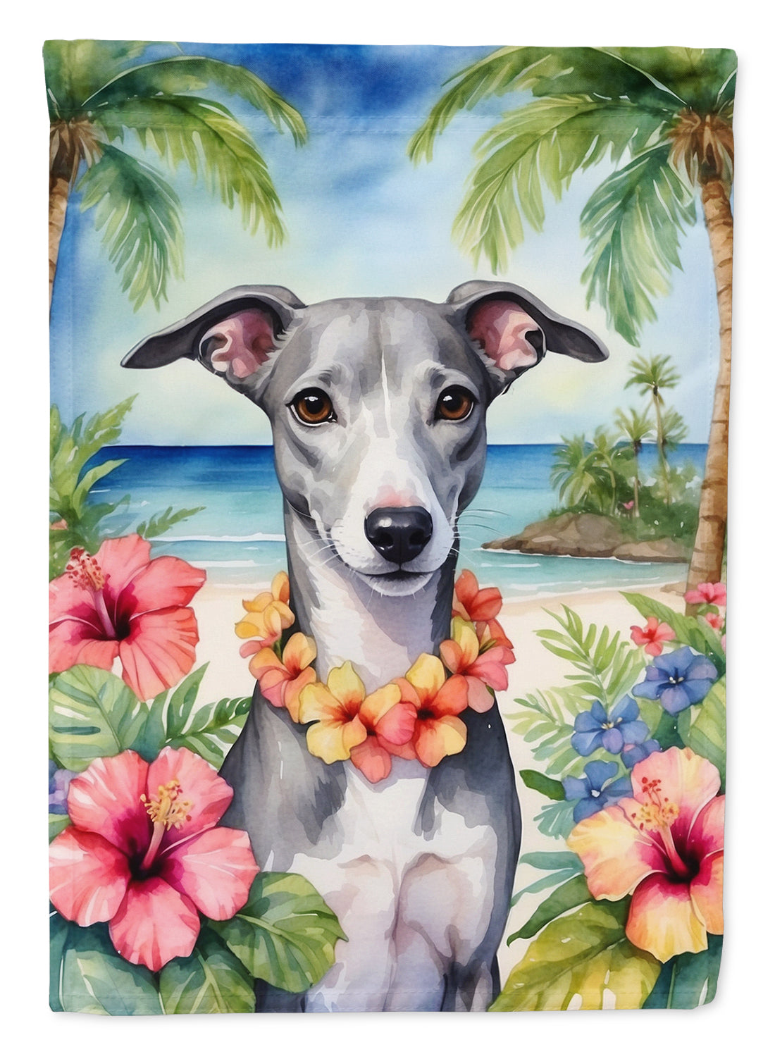 Buy this Whippet Luau House Flag