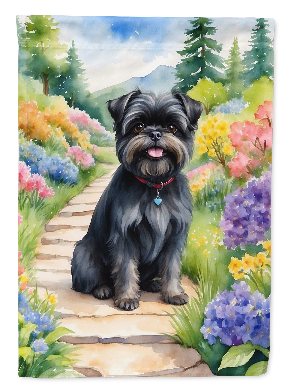 Buy this Affenpinscher Spring Garden Garden Flag