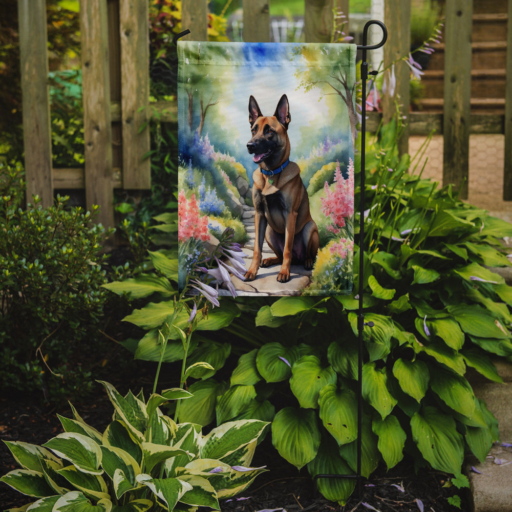 Buy this Belgian Malinois Spring Garden Garden Flag