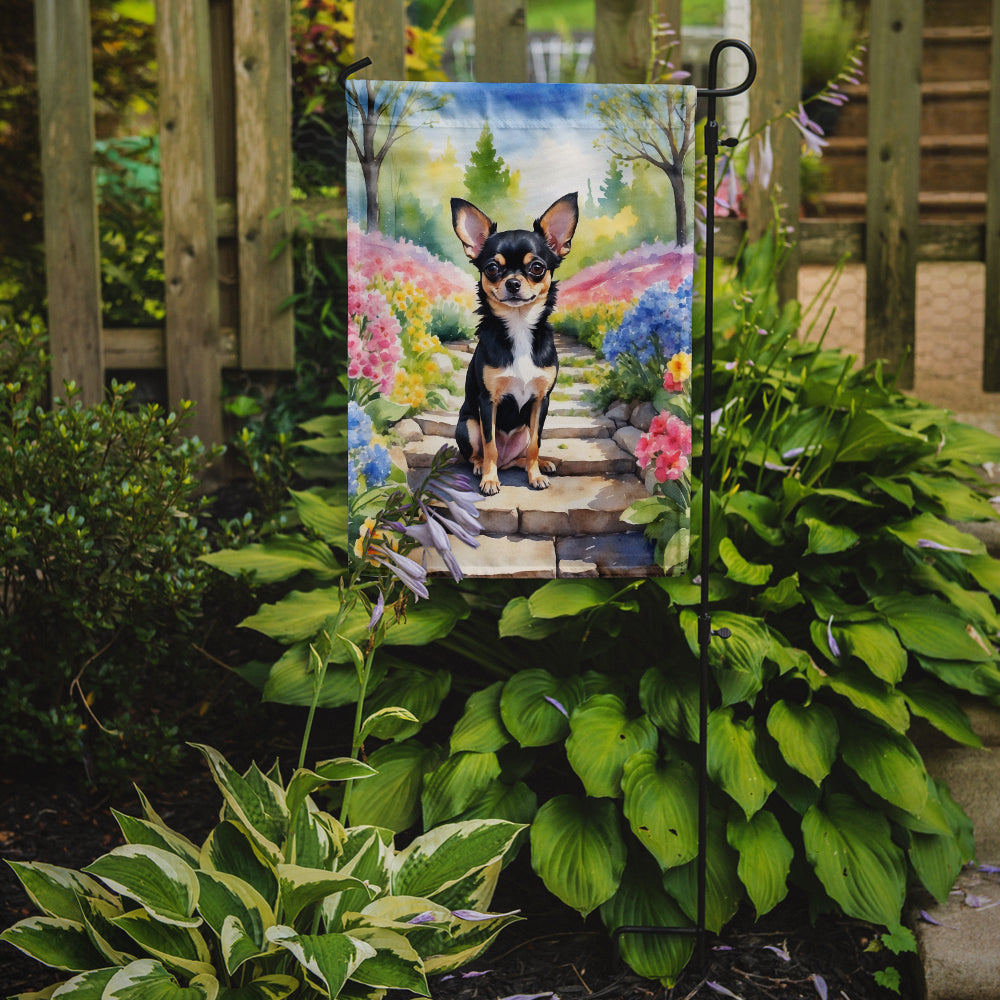 Chihuahua Spring Path Garden Flag