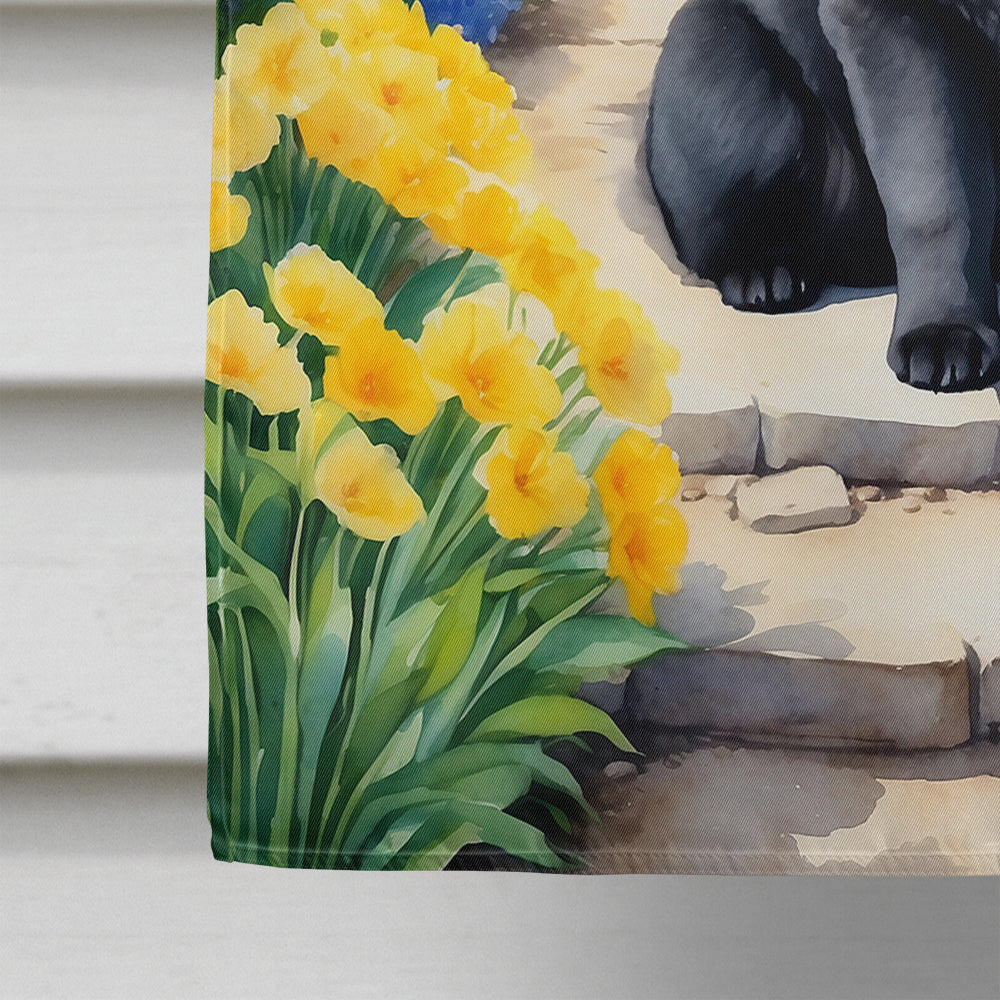 Chow Chow Spring Path House Flag