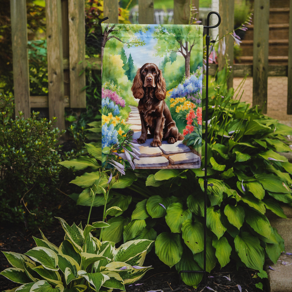 Buy this Cocker Spaniel Spring Path Garden Flag