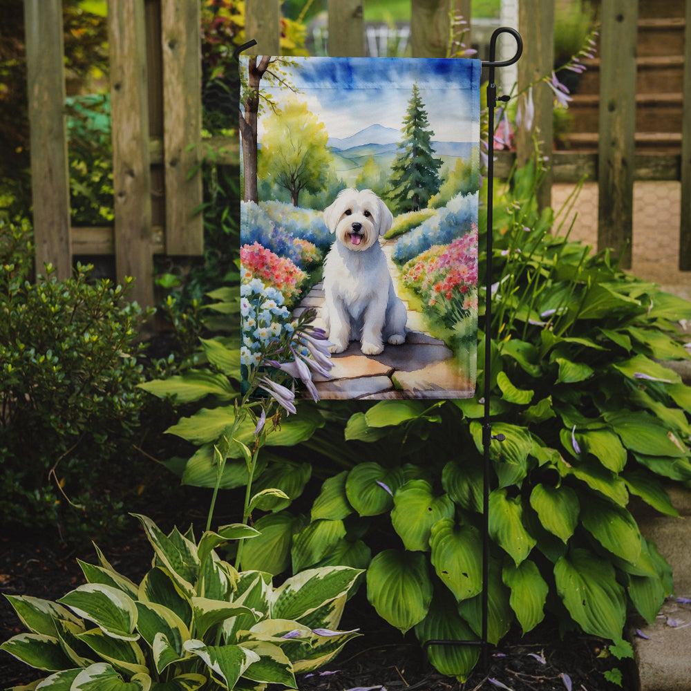 Buy this Coton de Tulear Spring Path Garden Flag