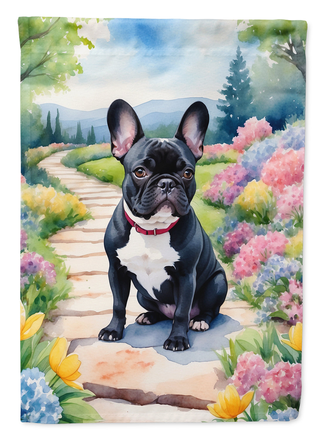 Buy this French Bulldog Spring Path Garden Flag