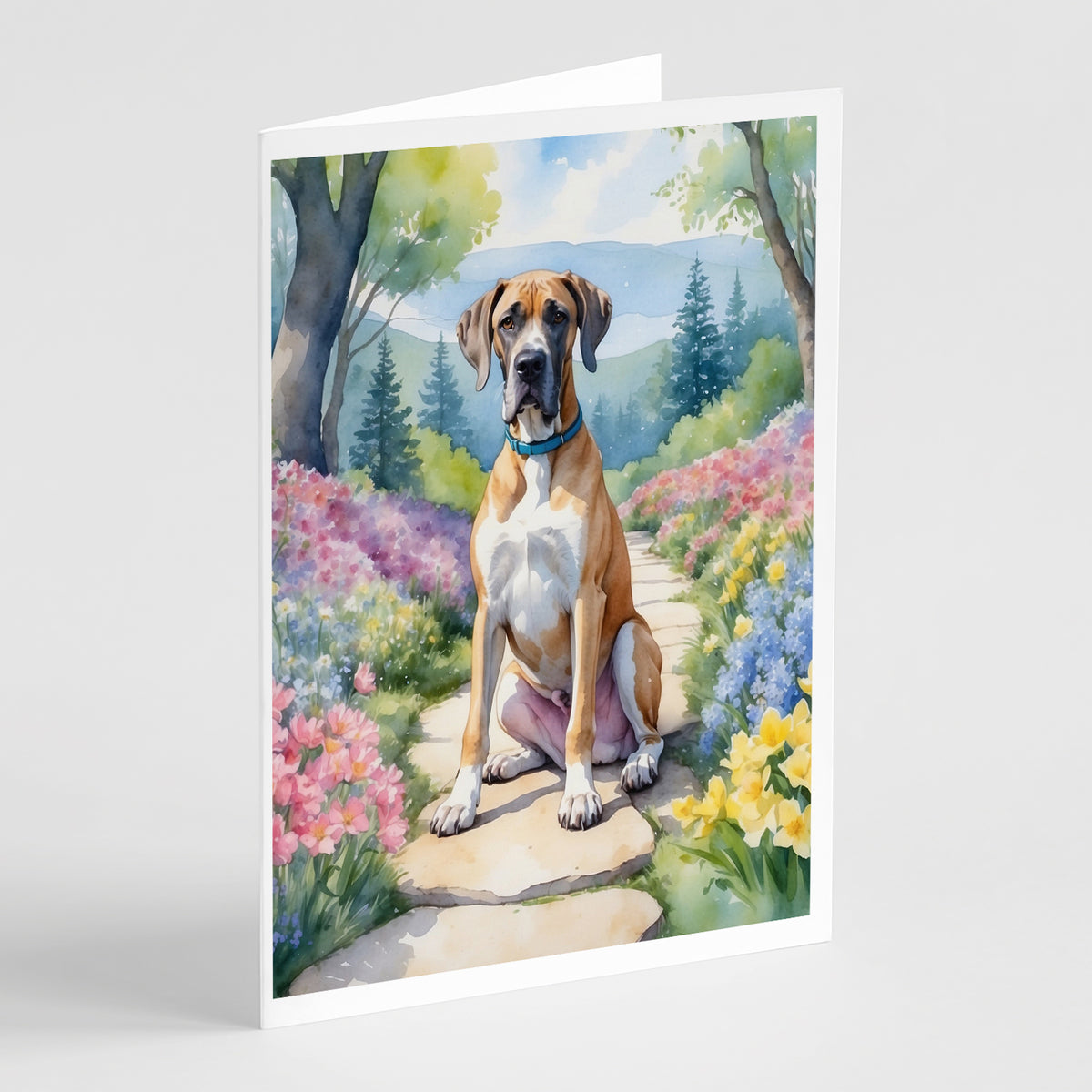 Buy this Great Dane Spring Path Greeting Cards Pack of 8